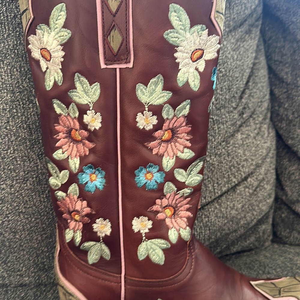 Old Gringo Stagecoach Sangria Boots 3345-1 - Picture 6 of 16